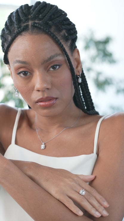 0,34ct. Baguette Diamond Ring w/14K Gold