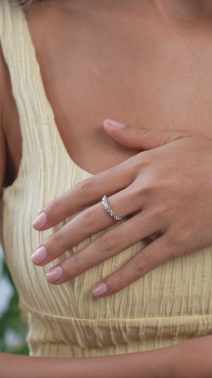 0,40 ct. Baguette Diamond Ring w/14K Gold