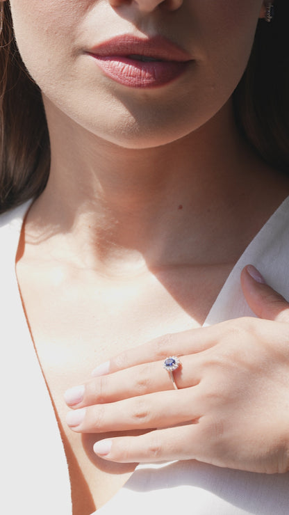 0,14 ct. Baguette Diamond Ring w/14K Gold