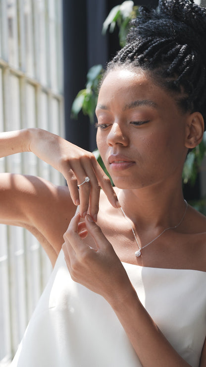 0,50 ct. Baguette Diamond Ring w/14K Gold