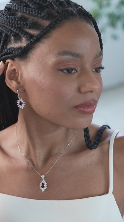 1,26 ct. Baguette Diamond Earring w/14K Gold